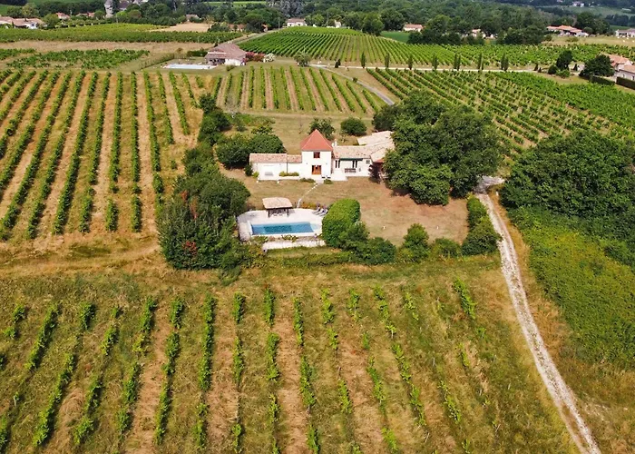 Propriete Au Calme Avec Piscine Privee Au Coeur Des Vignes De Bergerac - Fr-1-824-1